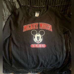 Disney Black Mickey Mouse Kids Sweatshirt
